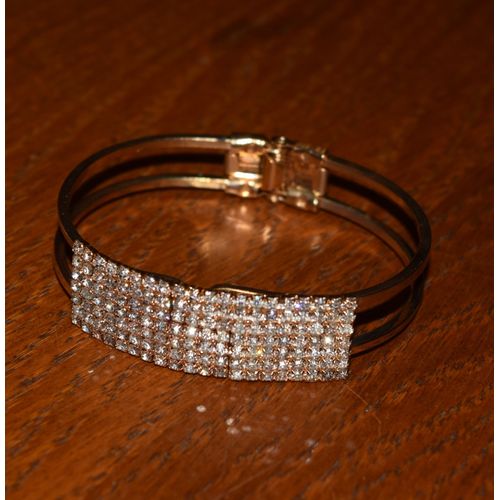 Bracelet Bangle Imitation Strass Fantaisie