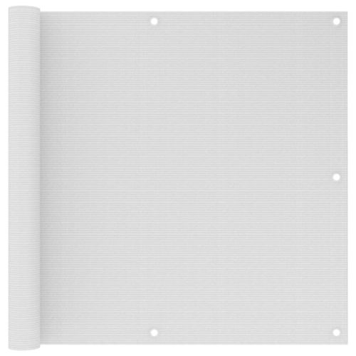 Vidaxl Écran De Balcon Blanc 90x300 Cm Pehd