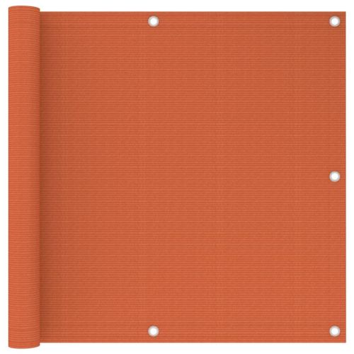 Vidaxl Écran De Balcon Orange 90x500 Cm Pehd