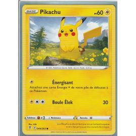Pikachu Pv 60 - 027/078 - Carte Commune - Épée et Bouclier - Pokémo
