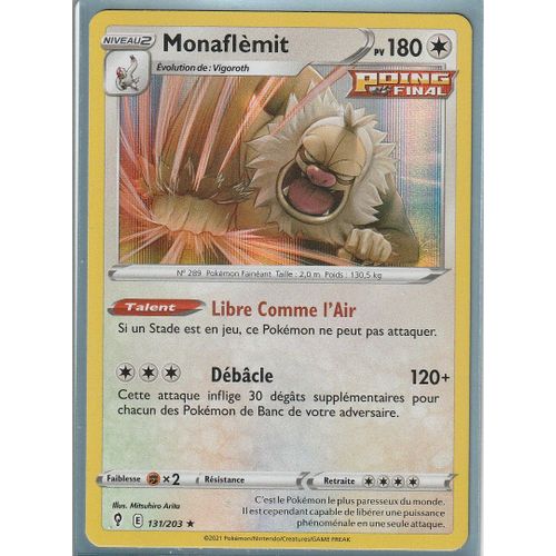 Carte Pokemon - Monaflèmit - 131/203 - Holo-Rare - Épée Et Bouclier 7 - Evolution Céleste - Eb7 - Vf