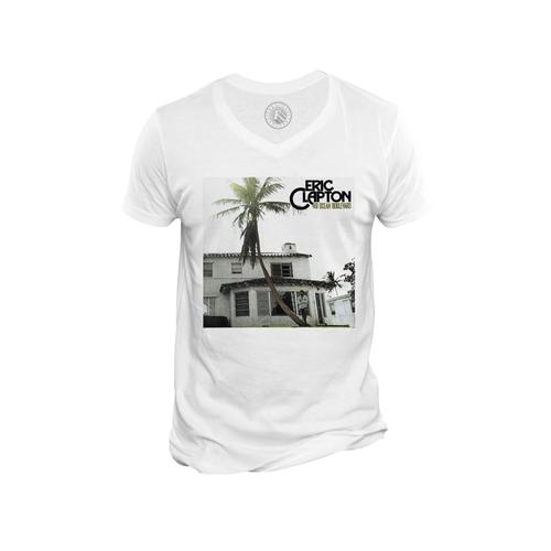 T-Shirt Homme Col V Eric Clapton Album Cover 461 Ocean Boulevard Guitare Hero