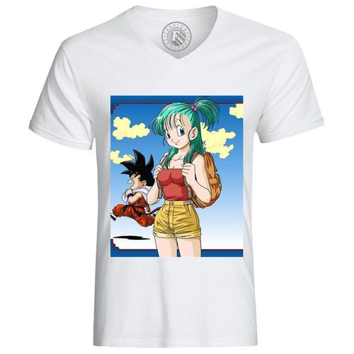 T-Shirt Dragon Ball Bulma Manga Anime Japan Sangoku Enfant