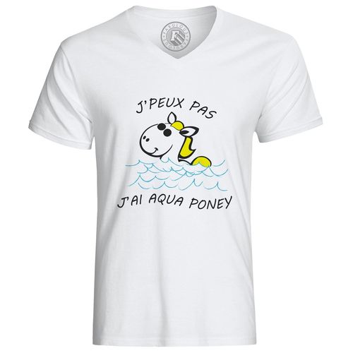 T-Shirt Homme J'peux Pas J'ai Aqua Poney