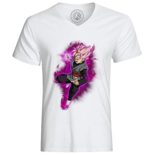 T-Shirt Homme Dragon Ball Super Black Goku Anime Manga Japon