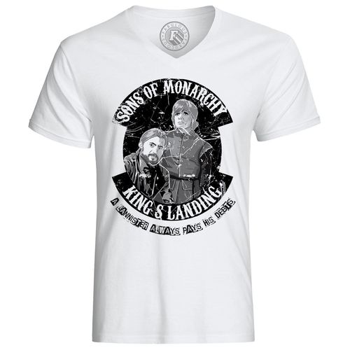 T-Shirt Homme Game Of Geek Sons Of Monarchy Jame Et Tyrion Lannister Always Pays His Debts Game Of Thrones Humour