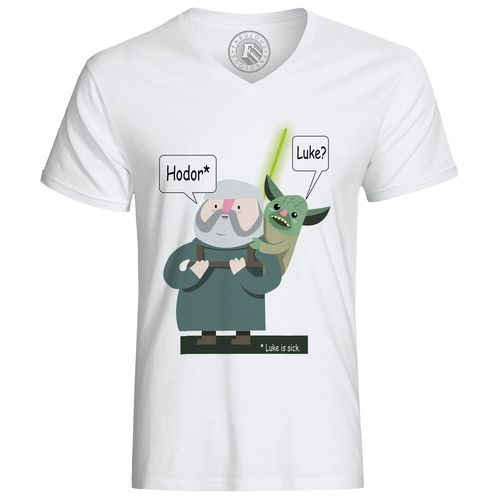 T-Shirt Homme Game Of Geek Hodor Yoda Game Of Thrones Star Wars 2 Humour