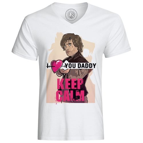 T-Shirt Homme Game Of Geek Je T'aime Papa Reste Calme Tyrion Lannister Arbalète Game Of Thrones Humour
