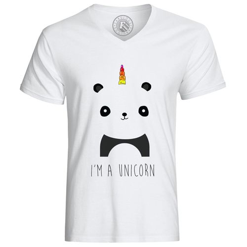 T-Shirt Homme I'm A Unicorn Je Suis Une Licorne Dessin Panda Corne Arc-En-Ciel