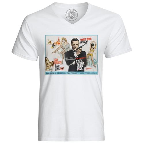 T-Shirt Homme Vieille Affiche Française De Film Bons Baisers De Russie Rétro Poster Cinéma Vintage