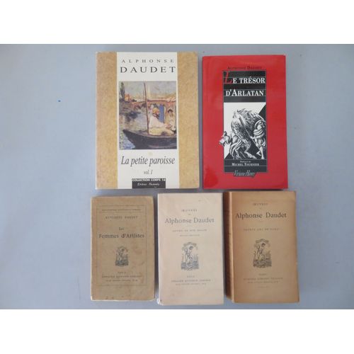 Lot De 5 Livres " Romans -Anciens Tirages " / Alphonse Daudet / Diverses Éditions