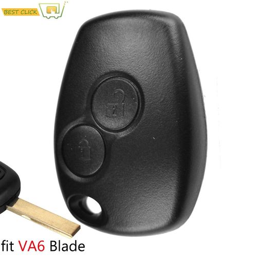Coque De Remplacement Pour Clé De Voiture À Lame Va6,Coque De Porte-Clés À Distance Pour Renault Trafic Clio Oke Goo Master Modus Twingo Et Dacia Duster