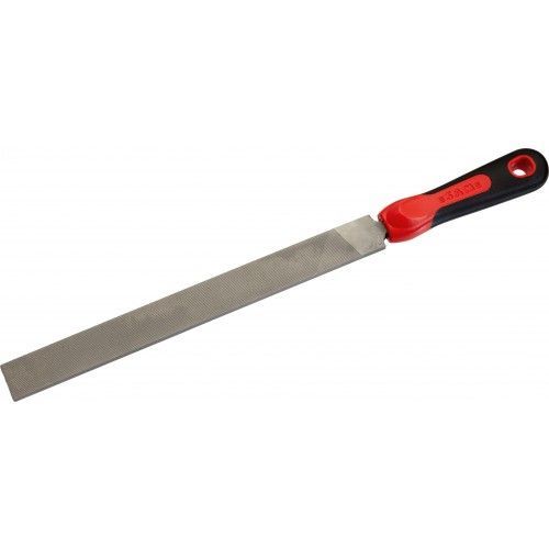 Lime pour métaux tendres - plate douce - manche bi-matière - LPM-20-DE longueur 325 mm SAM OUTILLAGE