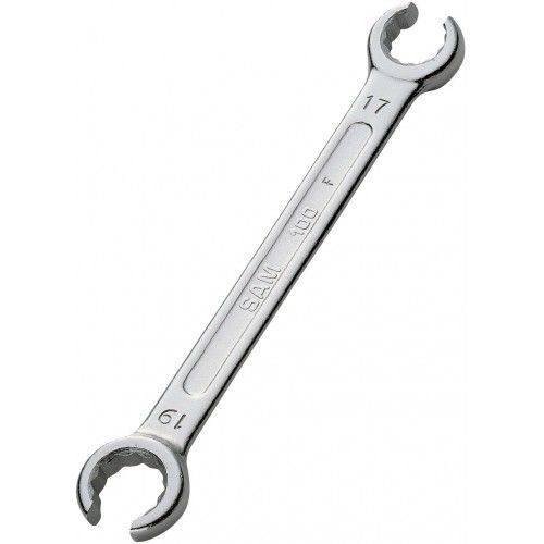 Clé polygonale 12 pans à tête fendue - pour raccords de tubulures - 12 X 13 SAM OUTILLAGE