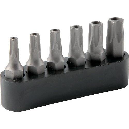 Jeu de 6 embouts 1/4'' Torx® sur rack plastique SAM OUTILLAGE