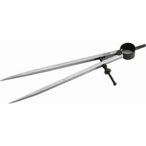 Compas à ressort à pointes fines et bouton de réglage moleté 782A20 - ouverture 200 mm SAM OUTILLAGE