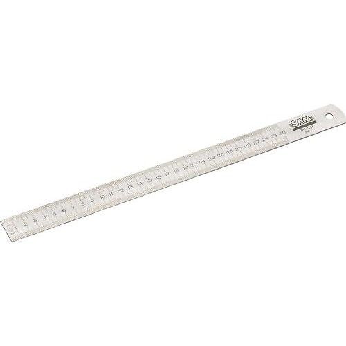 Réglet semi-rigide en acier inoxydable de grande dimension - 2 mètres SAM OUTILLAGE