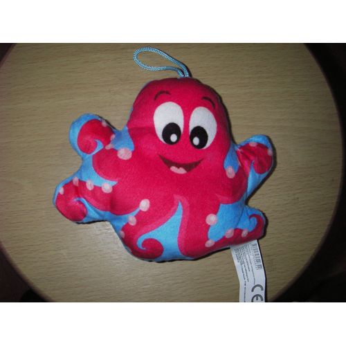 Peluche , Pieuvre À Accrocher, Suspendre Forest, Coloris Multicolores, Hauteur Peluche 13.5 Cm, Hauteur Avec Cordon 19.5 Cm, Largeur 16 Cm, Épaisseur 3.5 Cm.