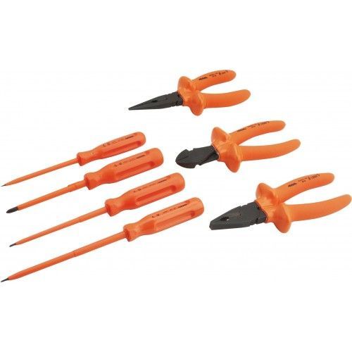 Jeu de 7 outils de base isolés 1000V avec sacoche textile Z-7-PTE SAM OUTILLAGE