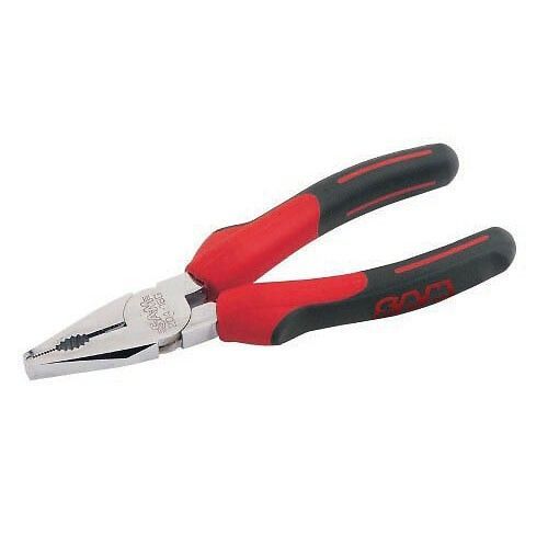 Pince universelle chromée polie à branches bi-matière SAM OUTILLAGE