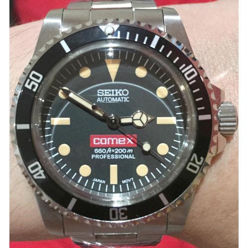 Seiko Mod Vintage 5512 5513 Comex Hommage Mouvement Nh35 Automatique