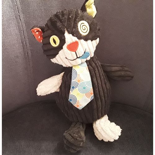 Doudou Chat Les Deglingos Grand Modèle 32 Cm
