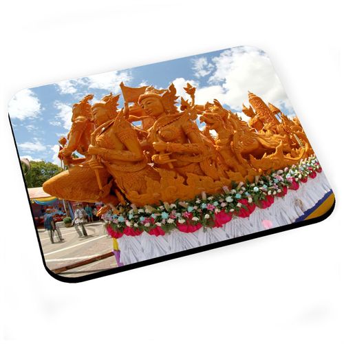 Tapis de Souris Char du Festival Des Bougies Thaïlande Carnaval Du Monde