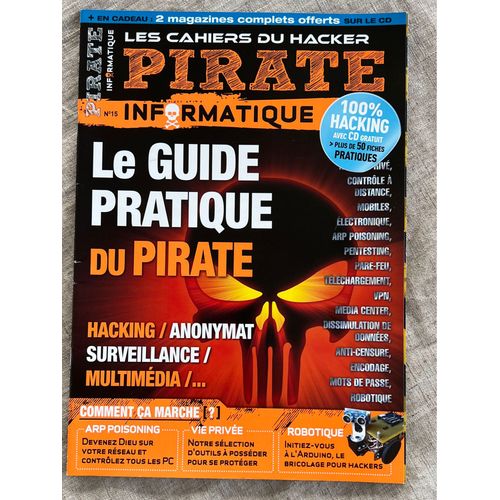 Magazine Pirate Informatique.No 15 . Nov 2012/Jan 2013. Le Guide Pratique Du Pirate .