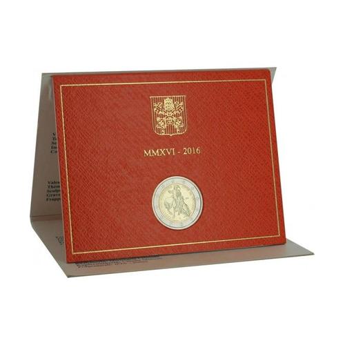 Coffret 2 Euros Bu Commemorative Vatican 2016 "Jubilé De La Miséricorde"