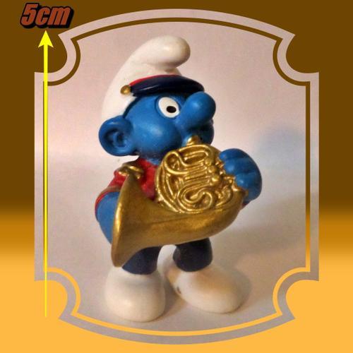 Figurine Schtroumpf Fanfare - Musicien Avec Cor - 2001