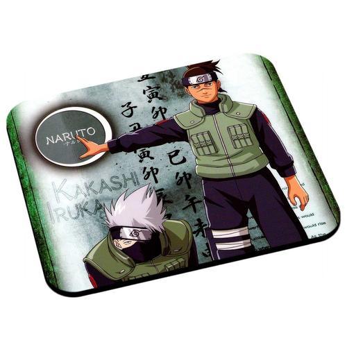 Tapis de souris naruto kakashi sensei iruka sensei ninja manga