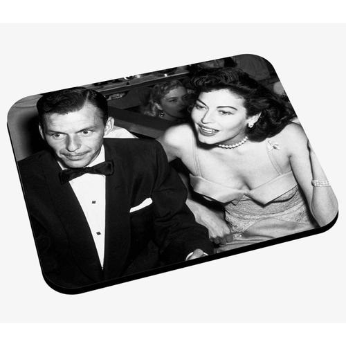 Tapis de Souris Photo de Stars Célébrités Ava Gardner et Frank Sinatra Acteurs Vieux Cinéma Original 3