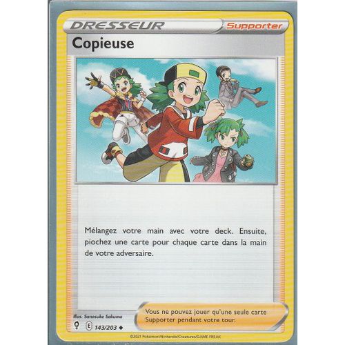 Carte Pokemon - Copieuse - 143/203 - Épée Et Bouclier 7 - Evolution Céleste - Eb7 - Vf
