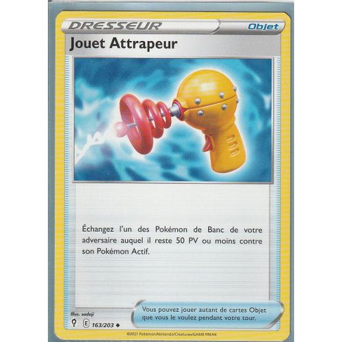 Carte Pokemon - Jouet Attrapeur - 163/203 - Épée Et Bouclier 7 - Evolution Céleste - Eb7 - Vf