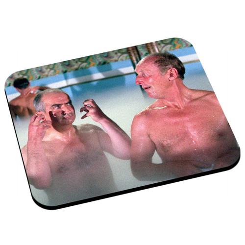 Tapis de souris la grande vadrouille louis de funes bourvil big moustache bains turcs