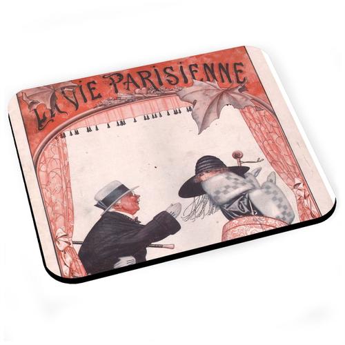 Tapis de Souris La Vie Parisienne Marionnettes Magazine Erotique Vintage 1921