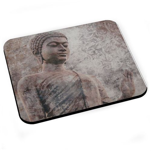 Tapis de Souris Bouddha Debout en Pierre Style Thai