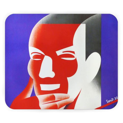 Tapis de Souris Aqua Vera Art Deco Publicite Suedoise Ancienne Vintage