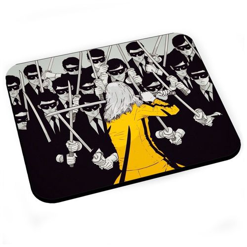 Tapis de Souris Poster de Film / Kill Bill Volume 1 / Tarentino / Uma Thurman