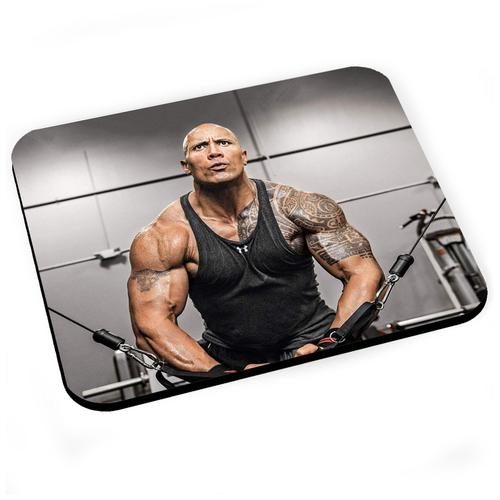 Tapis de Souris The Rock Training Workout / Motivation Sport B