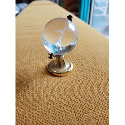Petit globe en verre tour eiffel paris