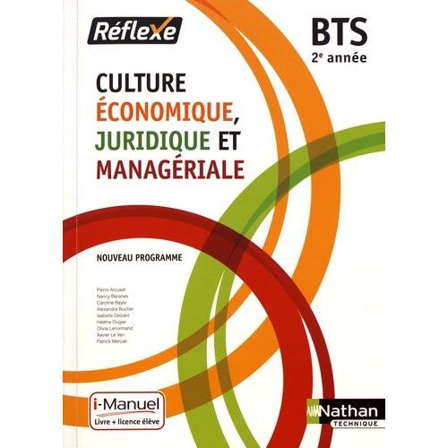 Culture Économique, Juridique Et Managériale Bts 2e Année