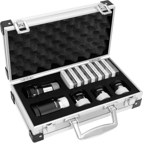 Valise Omegon avec oculaires, filtres et lentilles de barlow Omegon