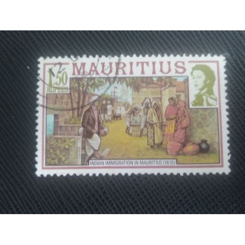 Timbre Ile Maurice Y T 462 Immigrants Indiens (1835) 1978 ( 090708 )