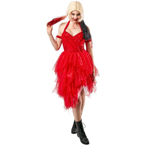 Robe Rouge Harley Quinn Femme - Suicide Squad 2 - Taille: Xs