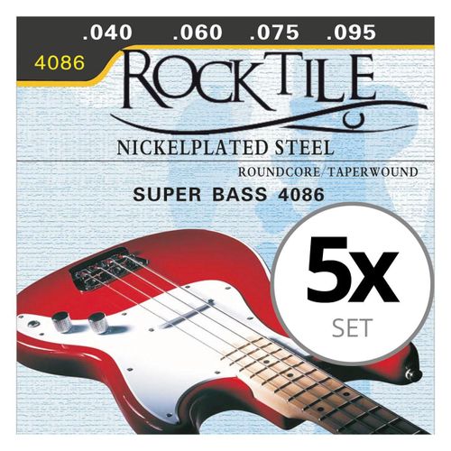 Rocktile Cordes De Basse Électrique Paquet De 5
