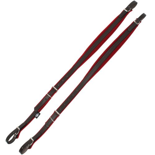 Alpenklang Sangles Accordéon Taille Standard Pour Accordéon Basses 48 - Rouge/Brun