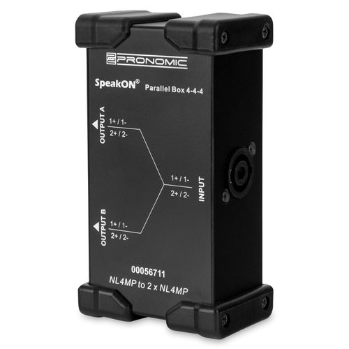Pronomic Speakon Boîte Parallèle 4-4-4