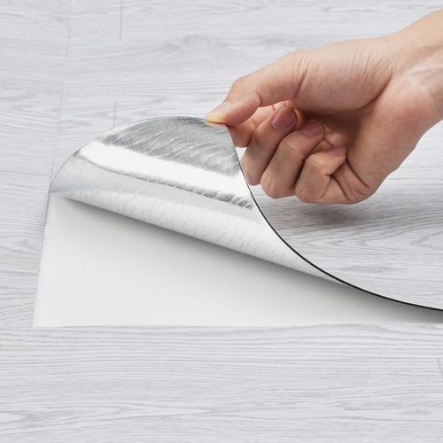 Revêtement De Sol En Vinyle Auto-Adhésif-Vevor-990 Cm X 60 Cm-Charge 2.28 Kg-Dalle De Sol Marbre Blanche-Salle À Manger