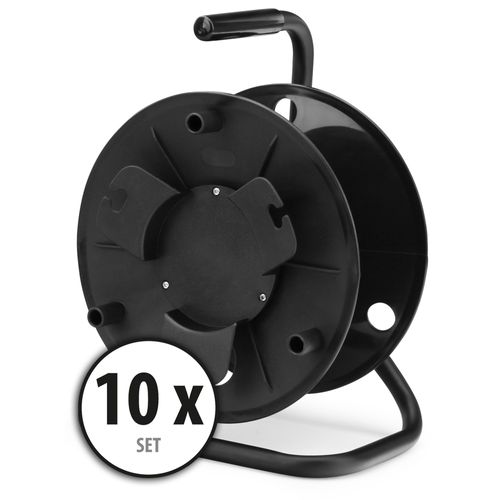 Pronomic KT-100 tambour enrouleur de câble vide 10x set